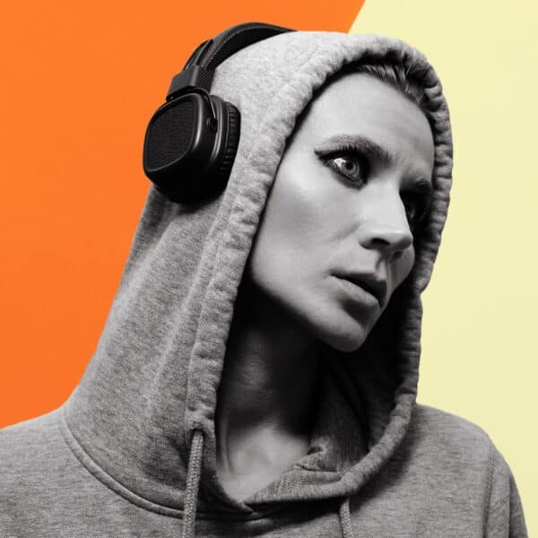 Girl dj style. Minimal art. Modern design. Girl dj style. Minimal art. Modern design.