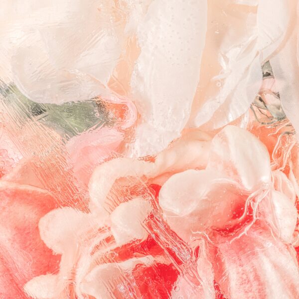 Abstract watercolor pink flower design painting Abstract watercolor pink flower design painting