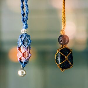 Germ stones handmade necklaces